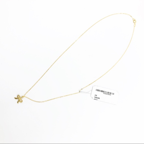 NWOT Gold Bow Pendant - Picture 6 of 8